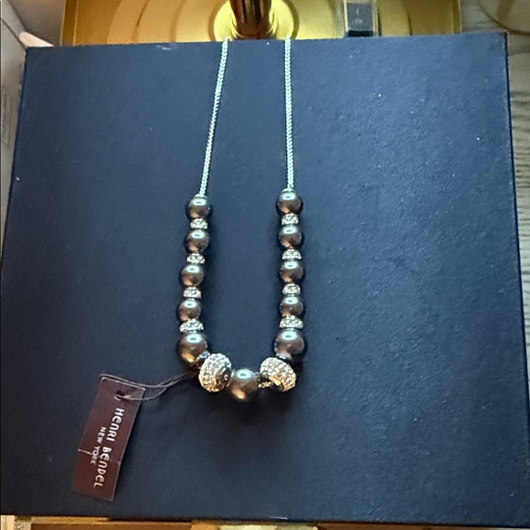 henri bendel Jewelry - Henri Bendel Black and Silver Necklace